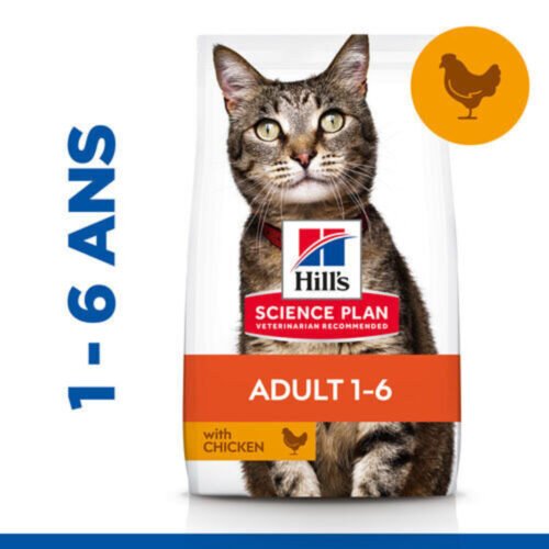 Hill's Science Plan Croquettes pour Chat Adulte