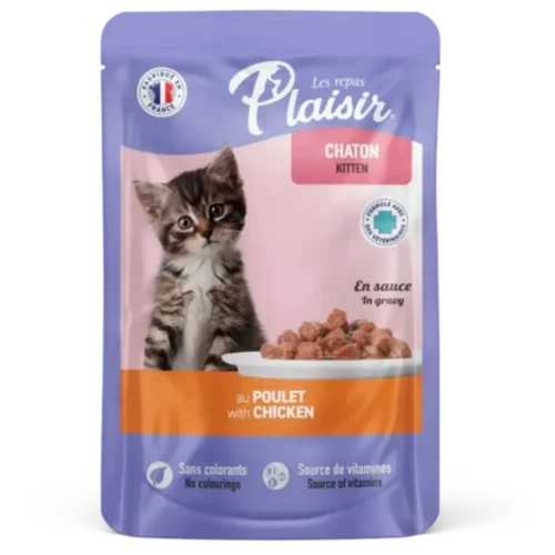 PLAISIR Emincés en sauce pour Chaton