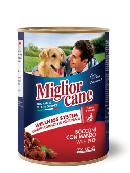 MIGLIORCANE Morceaux Au Bœuf 405g