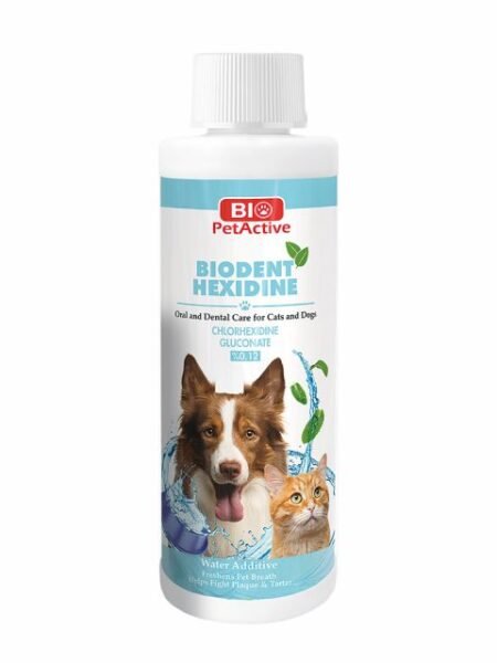 Bio PetActive Biodent Hexidine Soins Buccaux Et Dentaires Pour Chats Et Chiens 50 ml