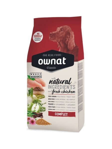 OWNAT CLASSIC COMPLET CHIEN ADULTE (Toutes Races, Toutes Tailles) 20 Kg