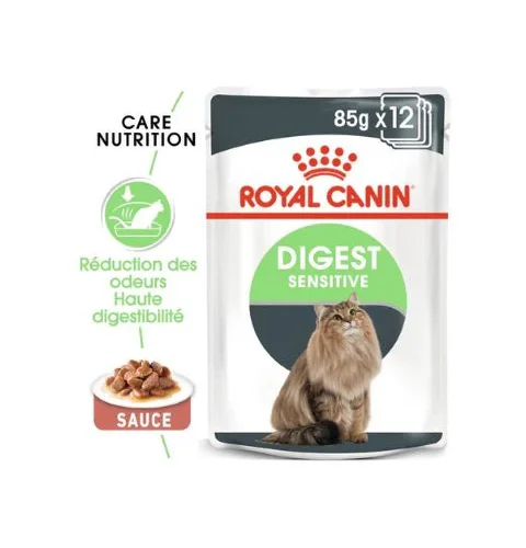 ROYAL CANIN DIGEST SENSITIVE En Sauce Pour Chat 85g
