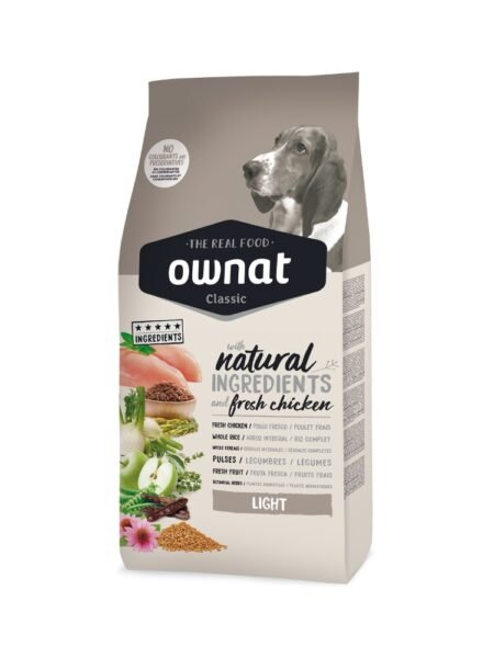 OWNAT CLASSIC LIGHT CHIEN ADULTE 20Kg