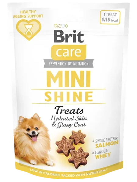 BRIT CARE SHINE Friandise Au Saumon Pour Les Chiens De Petite Taille 50 g
