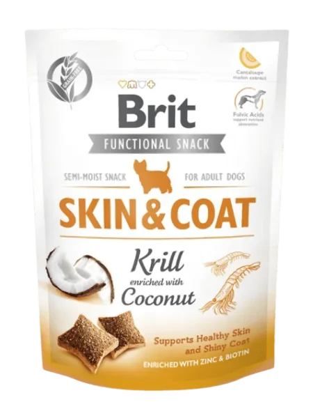 BRIT CARE SKIN & COAT Friandise Fonctionnelle Aux Crustacés Pour Chien 150g
