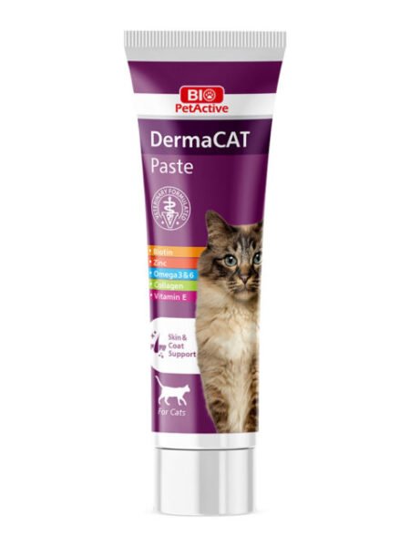 Bio PetActive Pâte DermaCAT Coat Support & Skin Pour Chat 100ml