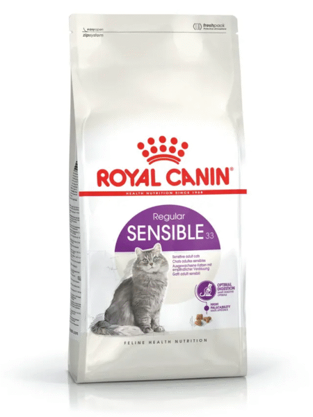 ROYAL CANIN SENSIBLE Pour Chat 2Kg