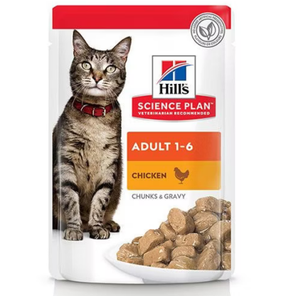 Hill’s Science Plan Emincé En Sauce Au Poulet Pour Chat Adulte 85g