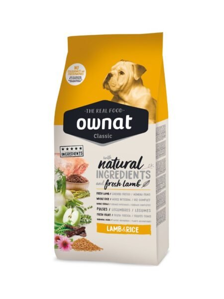 OWNAT CLASSIC AGNEAU POUR CHIEN ADULTE 20Kg