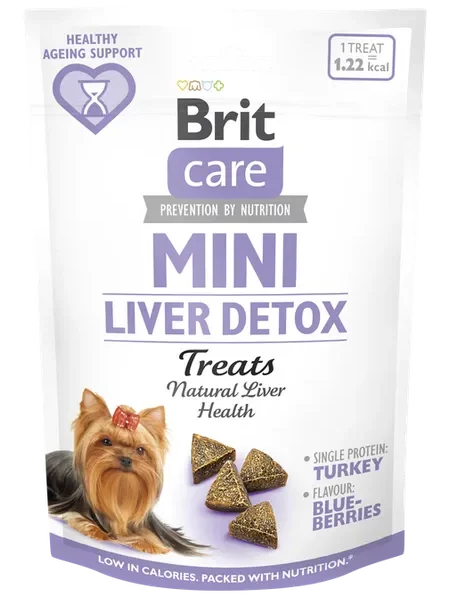 BRIT CARE DÉTOX Friandise Au Foie Pour Les Chiens De Petite Taille 50 g