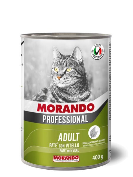 MORANDO Morceaux De Veau Pour Chats Adultes 400g