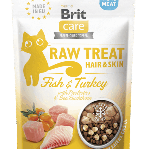 BRIT CARE RAW Treat HAIR & SKIN Pour Chats