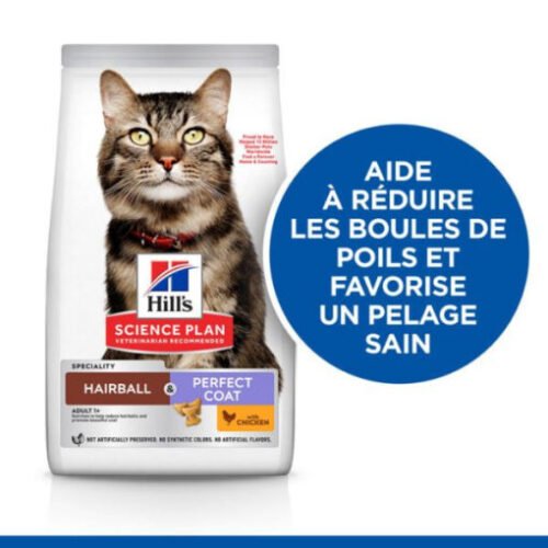 Hill’s Science Plan Croquettes Sensitive Stomach & Skin Pour Chats Adultes au Poulet 1.5 Kg