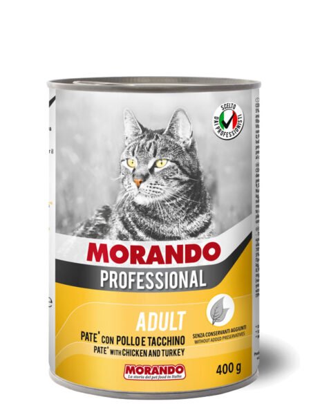 MORANDO Morceaux De Poulet Et Dinde Pour Chats Adultes 400g