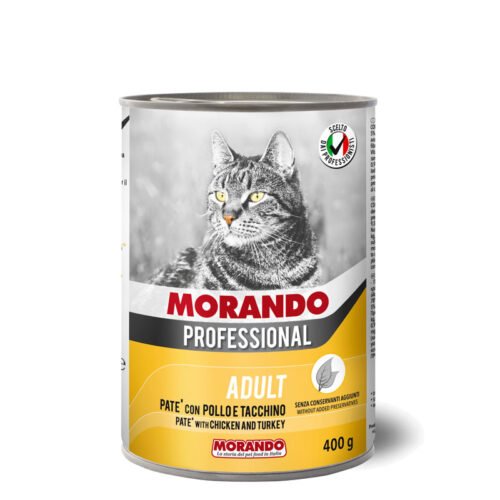 MORANDO Morceaux De Poulet Et Dinde Pour Chats Adultes 400g