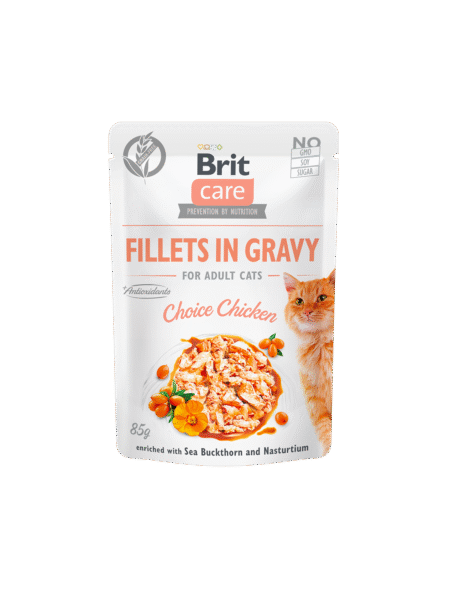Brit Care Filets En Sauce Pour Chats Au Poulet 85g