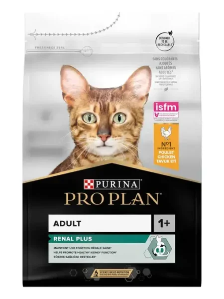 PRO PLAN Adult RENAL PLUS Au Poulet Pour Chat 1.5Kg
