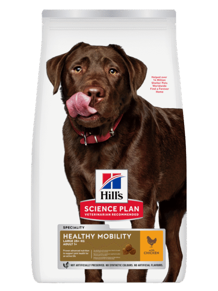 Hill’s Science Plan Croquettes Healthy Mobility Pour Chien Adulte (Grande Race) Au Poulet 14Kg