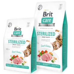 Brit Care SANTÉ URINAIRE STÉRILISE Sans Céréales au Poulet Frais Pour Chats Adultes Stérilisés 2Kg | 7KG