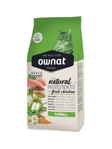 OWNAT CLASSIC HAIRBALL Pour Chat 1.5 Kg | 4Kg