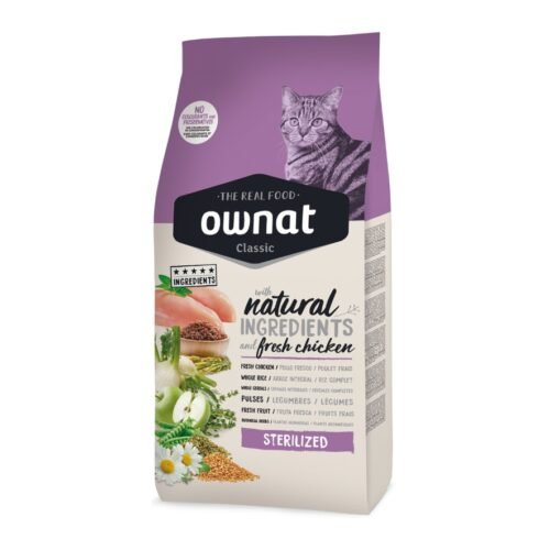 OWNAT CLASSIC STERILIZED Pour Chat 1.5Kg | 4Kg | 15Kg