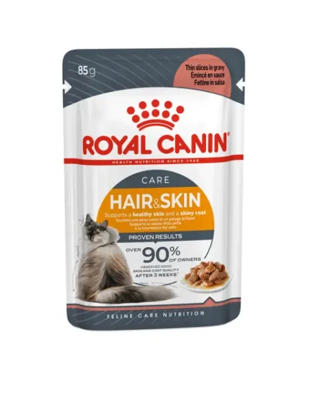 ROYAL CANIN HAIR & SKIN En Sauce Pour Chat 85g
