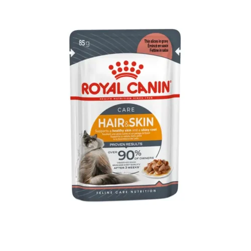ROYAL CANIN HAIR & SKIN En Sauce Pour Chat 85g