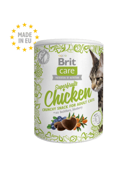 Brit Care Snack Superfruits Chicken Pour Chat Adulte