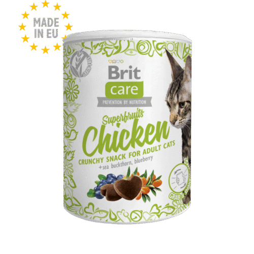 Brit Care Snack Superfruits Chicken Pour Chat Adulte