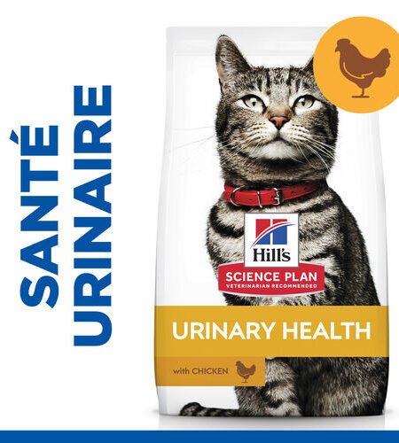 Hill’s Science Plan Croquettes URINARY HEALTH Pour Chats Adultes au Poulet 1,5 Kg