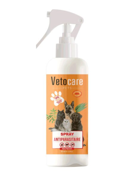Vetocare Spray Antiparasitaire Pour Chiens Et Chats 200ml