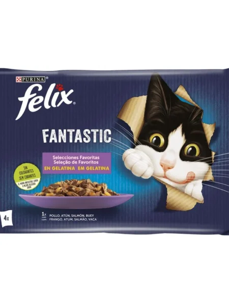 Felix Sélection Fantastique Favori en Gelée 4x85g