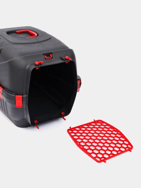 Cage de Transport pour Animaux avec Porte en Plastique