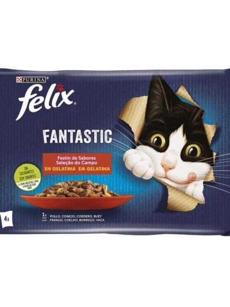 Felix Fantastic Festin en Gelée 4x85g