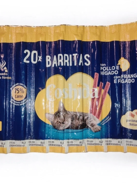 Coshida 20 Barrettes Friandises au Poulet Avec Foie