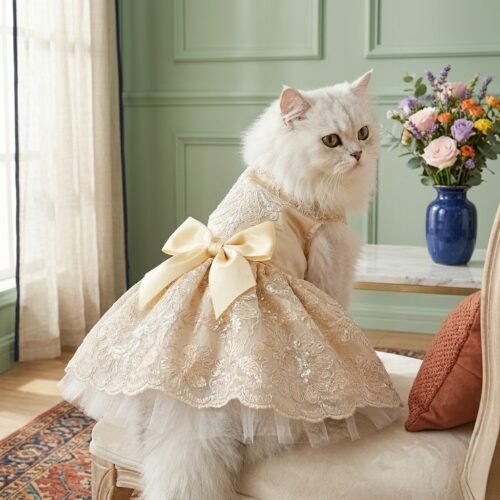 robe de soirée pour animaux de compagnie