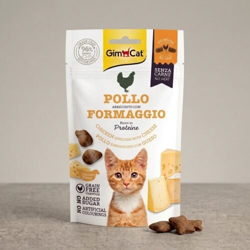 friandises GimCat au Poulet et Fromage