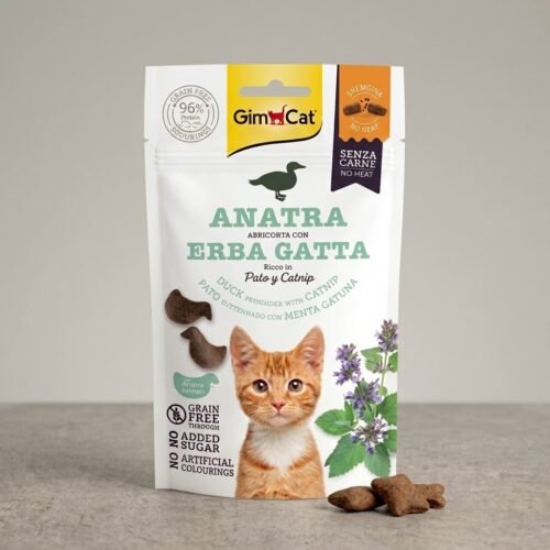 Les friandises GimCat canard  pour chat